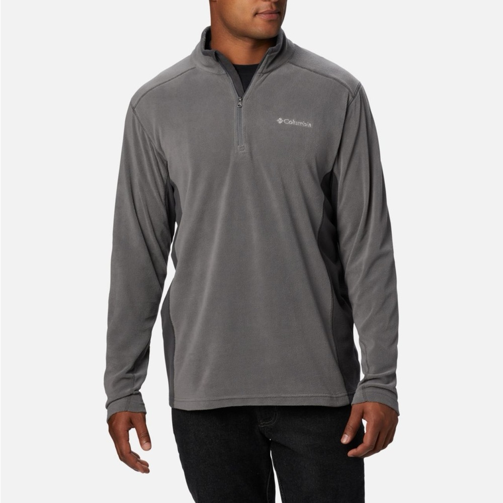 Columbia Charcoal Quarter-Zip Fleece